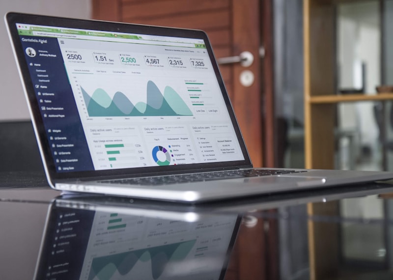 Visualisation de graphiques de vente en ligne sur un outil marketing